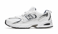 New Balance 530 white background hero — aftermath-nb530-530-white-grey-navy