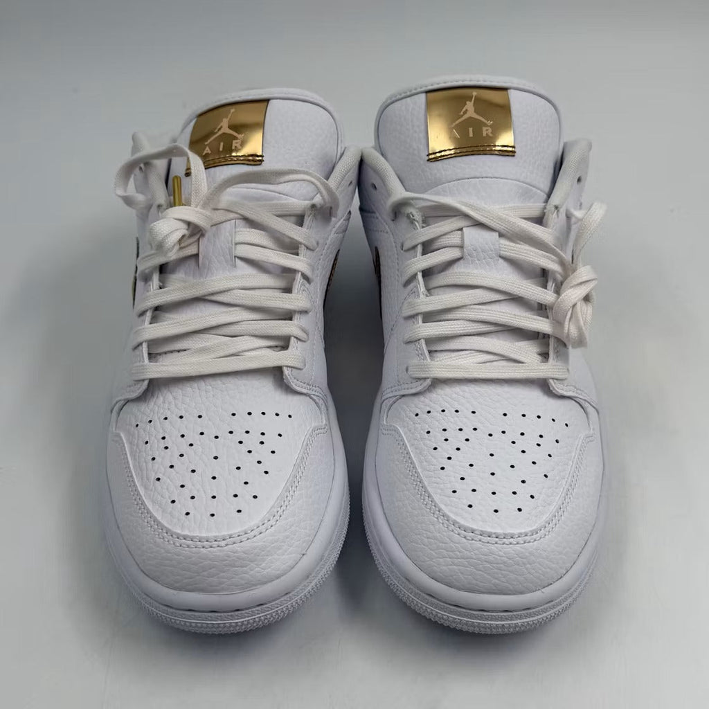 Air Jordan 1 Low White Metallic Gold (Women's) - US W 8.5 - New - Other - detail 1