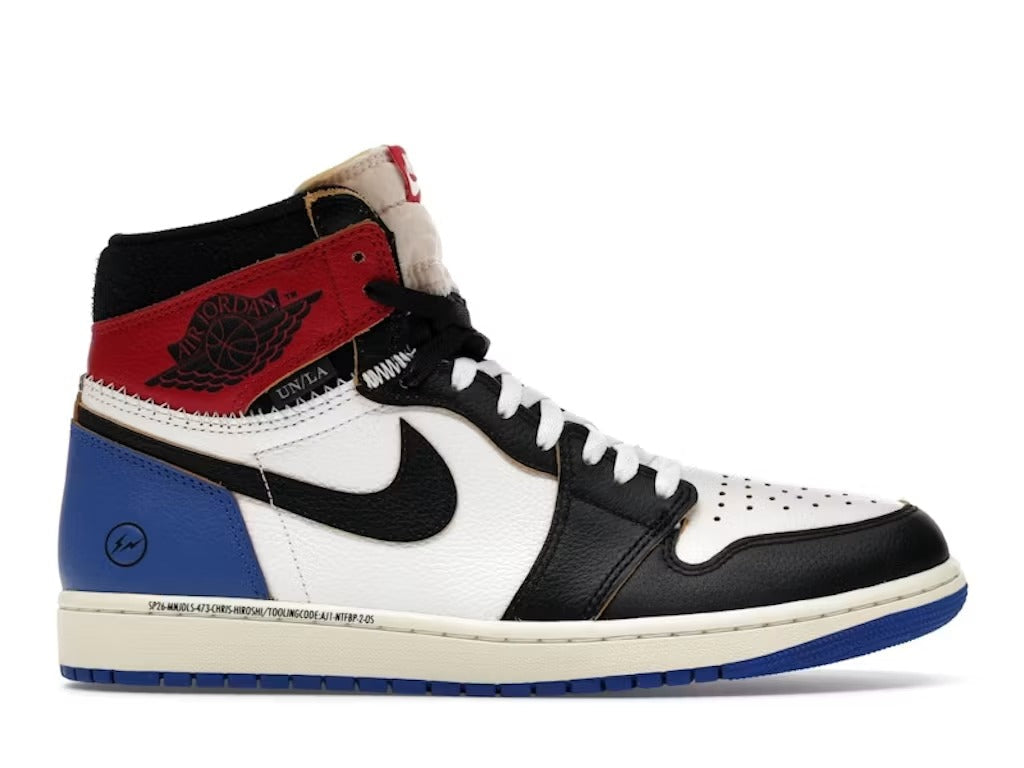 Used - Air Jordan 1 Retro High OG SP Fragment x Union LA Varsity Red Sport Royal - US M 12 - catalog main image