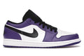 Used - Air Jordan 1 Low Court Purple White - US M 8 - catalog main image