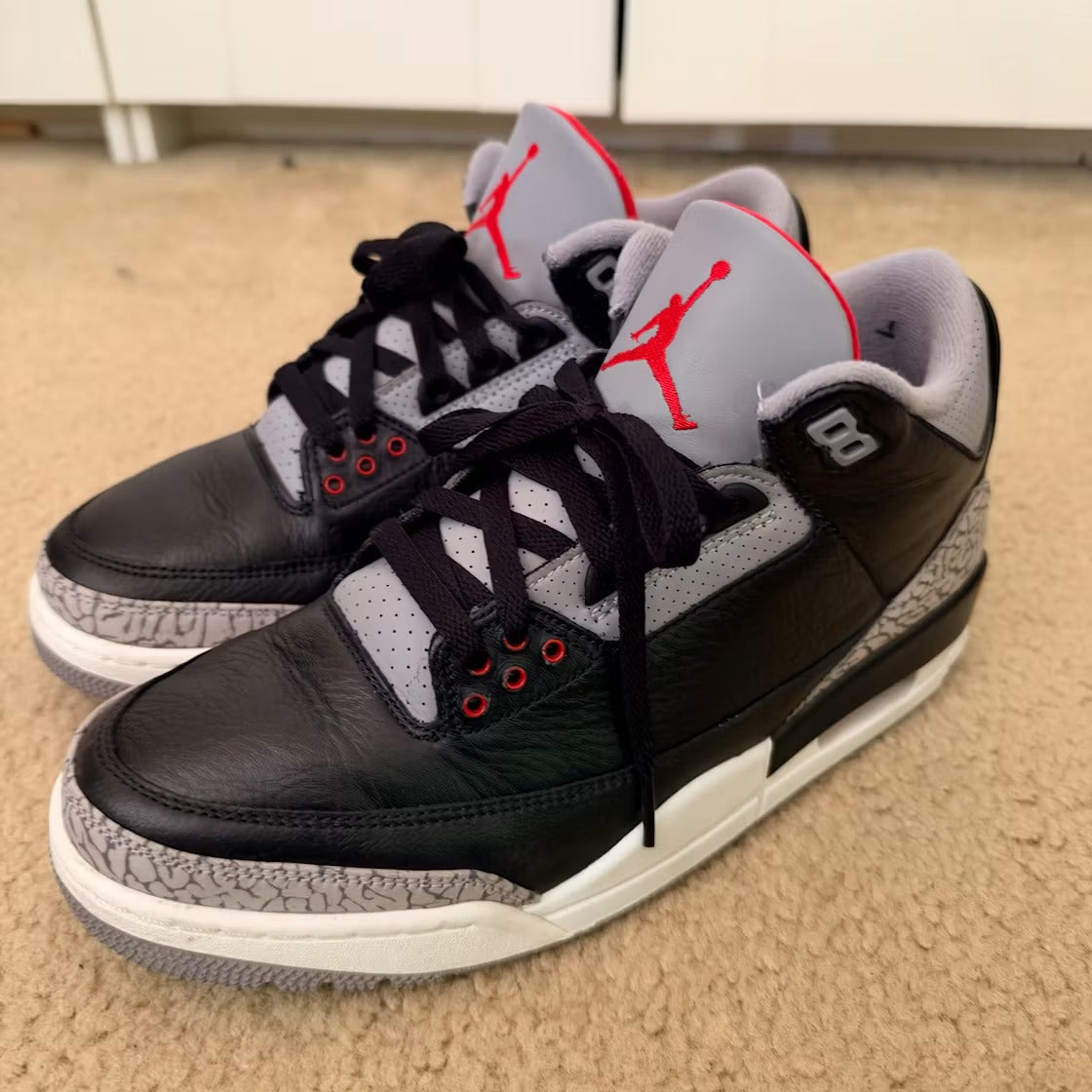 Used - Air Jordan 3 Retro OG Black Cement (2024) - US M 10 - detail 1