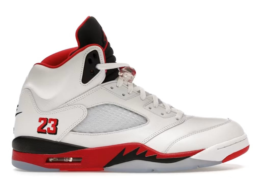 Used - Air Jordan 5 Retro Fire Red Black Tongue (2025) - US M 12 - catalog main image