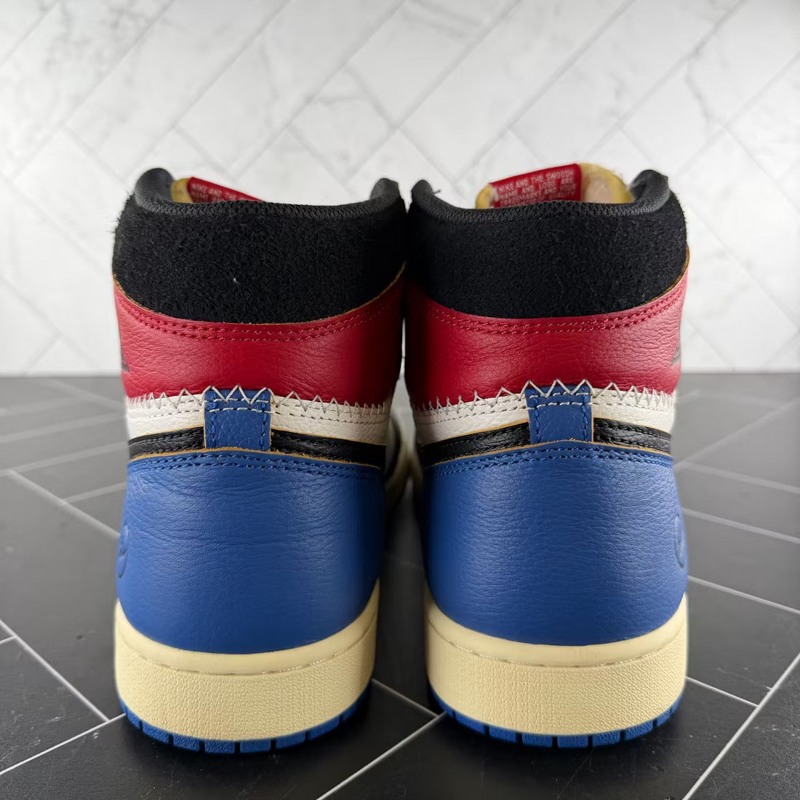 Used - Air Jordan 1 Retro High OG SP Fragment x Union LA Varsity Red Sport Royal - US M 12 - detail 4