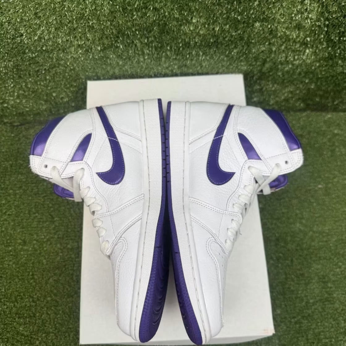 Used - Air Jordan 1 Retro High Court Purple (Women's) - US W 9.5 - detail 3