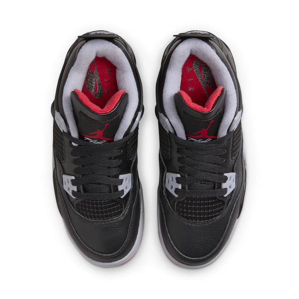 Air Jordan 4 OG Bred Reimagined (GS) Sneakers - Black