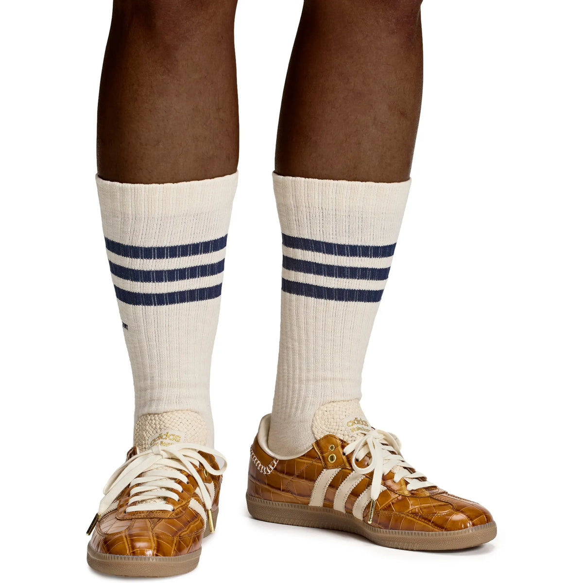 Adidas Samba Wales Bonner Brown Croc Sneakers