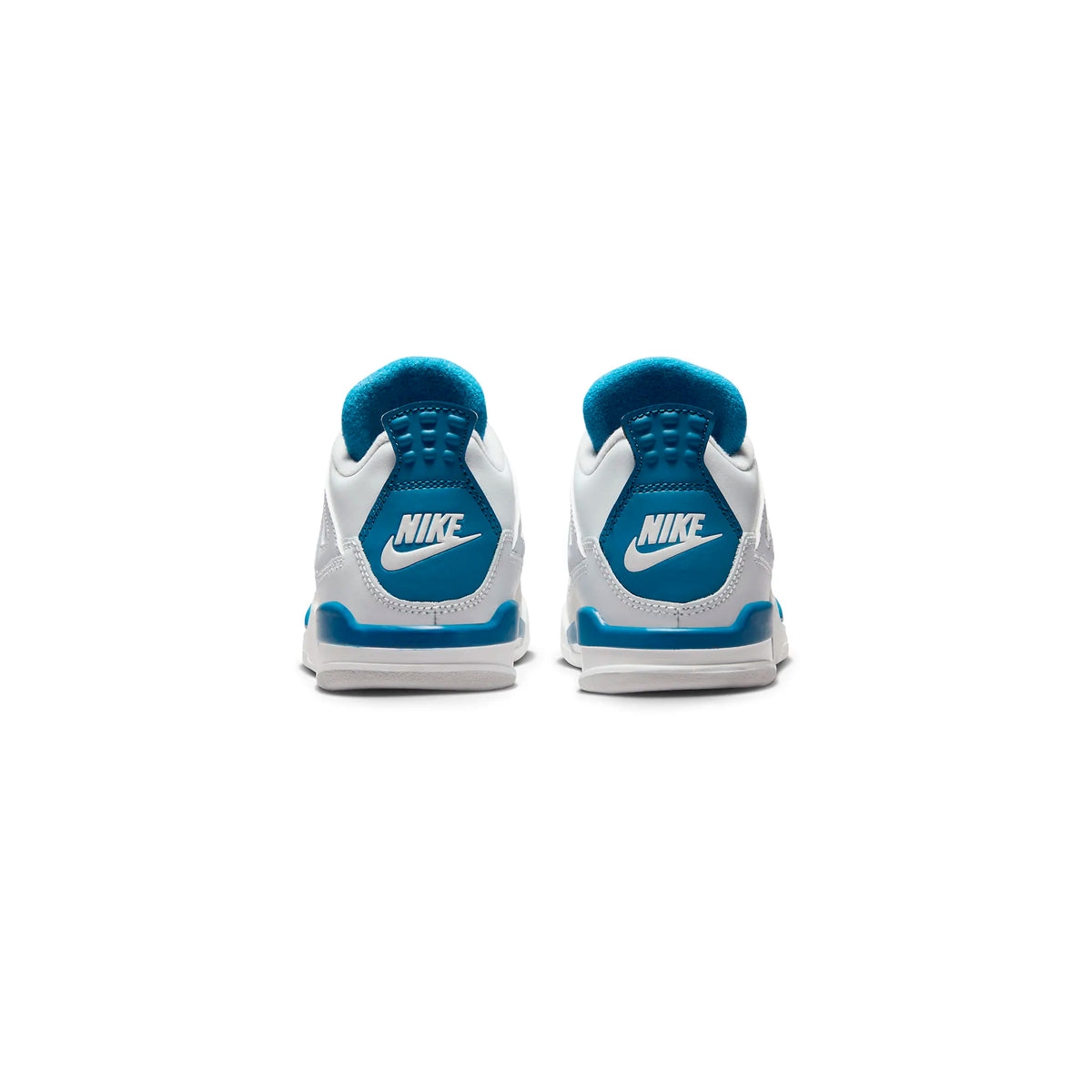 Air Jordan 4 Retro Military Blue (PS) Sneakers - White