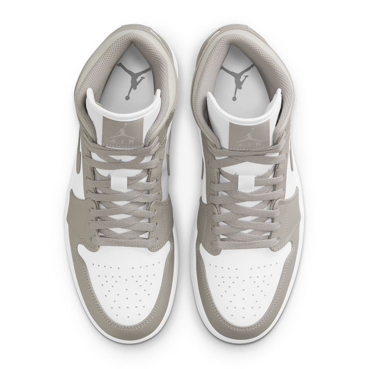 Air Jordan 1 Mid Linen Sneakers - Beige