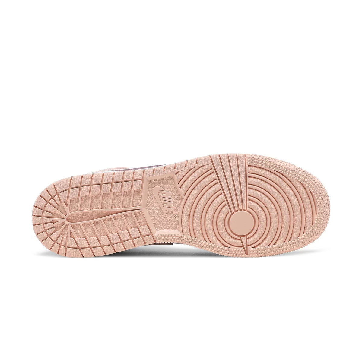 Air Jordan 1 Mid Crimson Tint Toe (GS) Sneakers - Orange