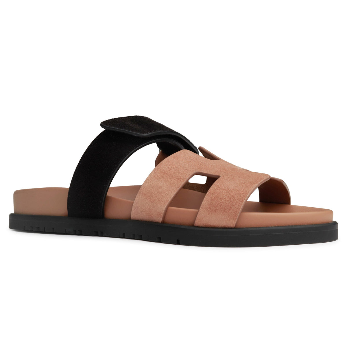 Hermès Paris Chypre Rose Perle Sandals - Pink
