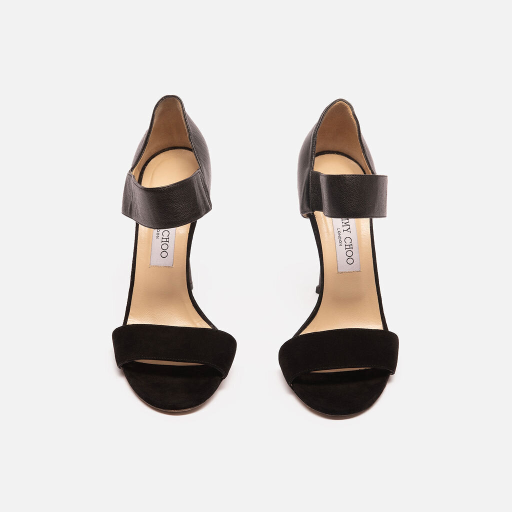Jimmy Choo Black Suede Heel