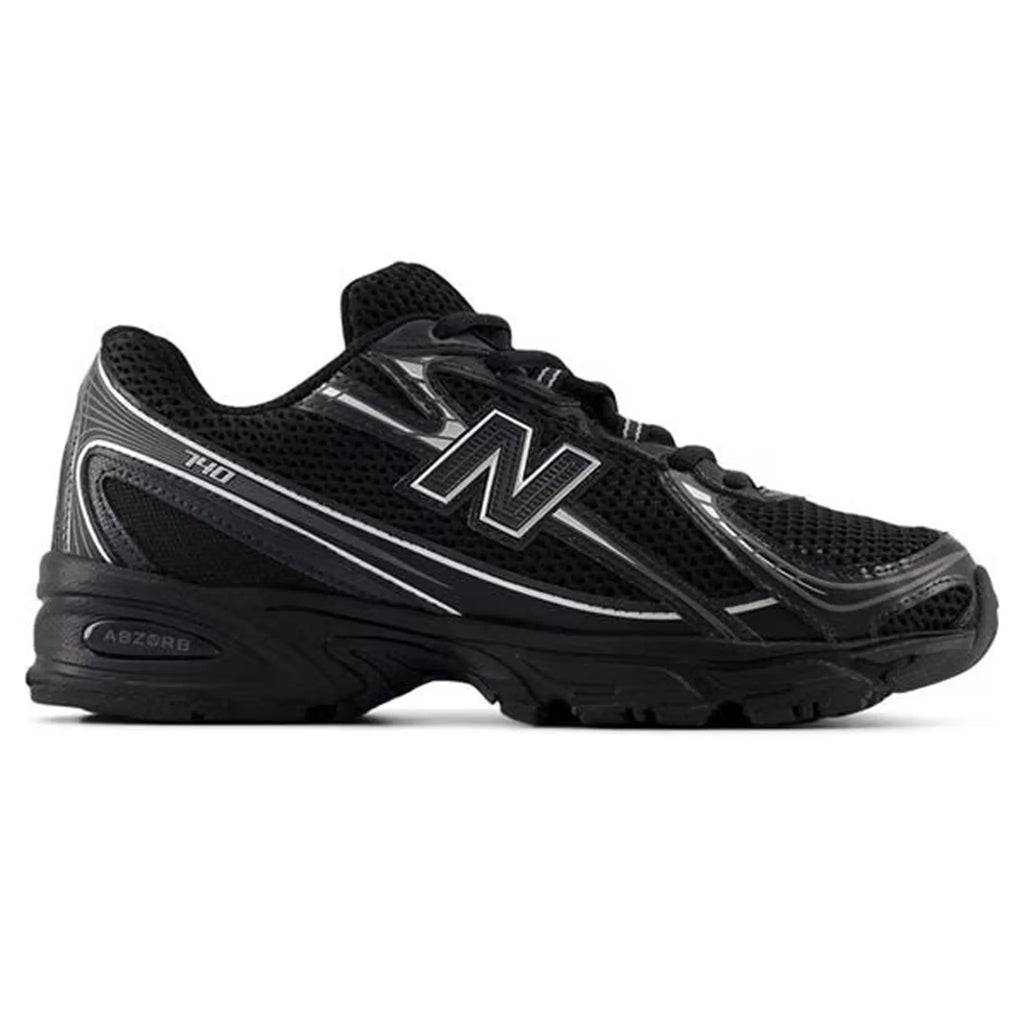 New Balance 740v2 Black Silver Metallic Sneakers
