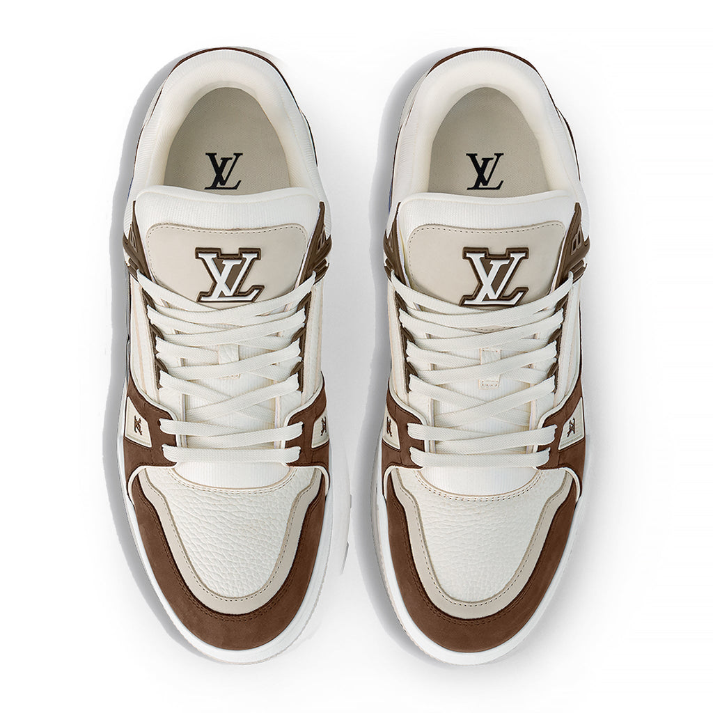 Louis Vuitton LV Trainer Calf Leather Moka Sneaker - Brown