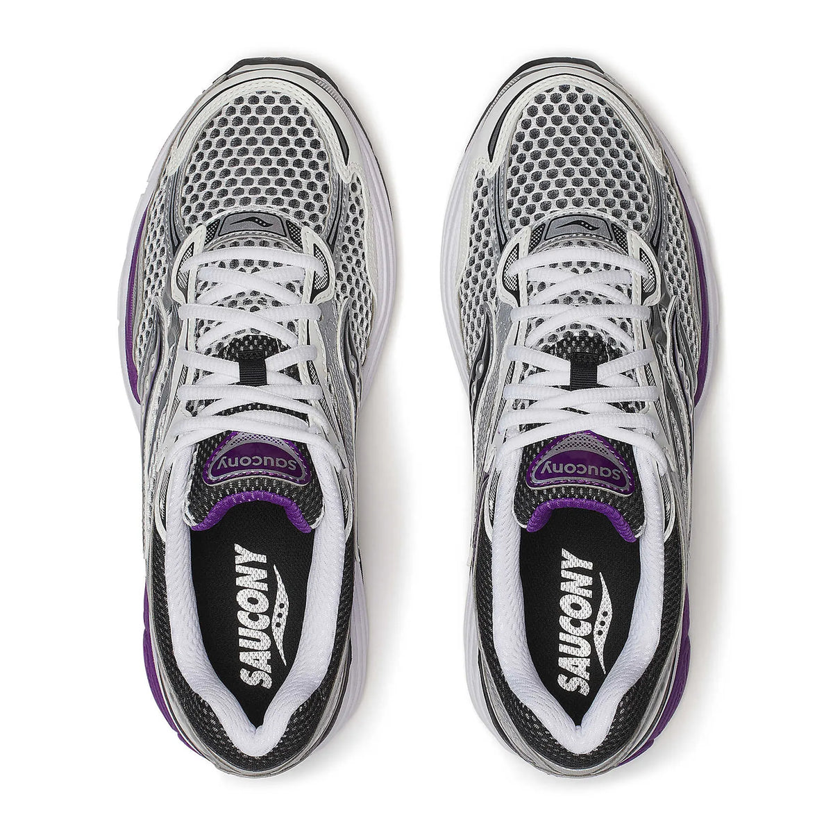 Saucony Progrid Omni 9 Silver Purple Sneakers