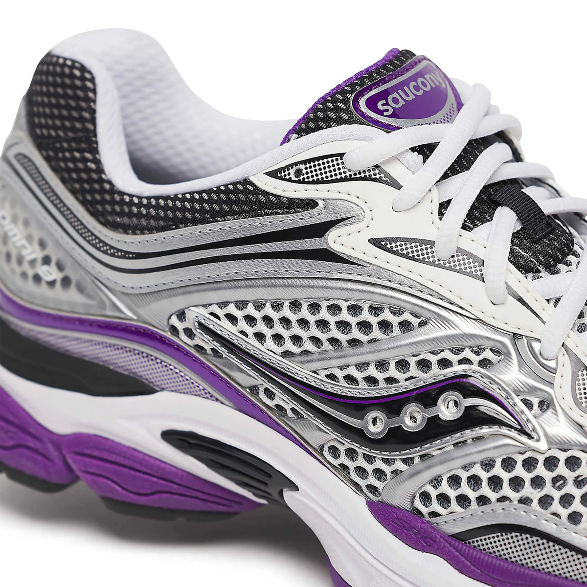 Saucony Progrid Omni 9 Silver Purple Sneakers