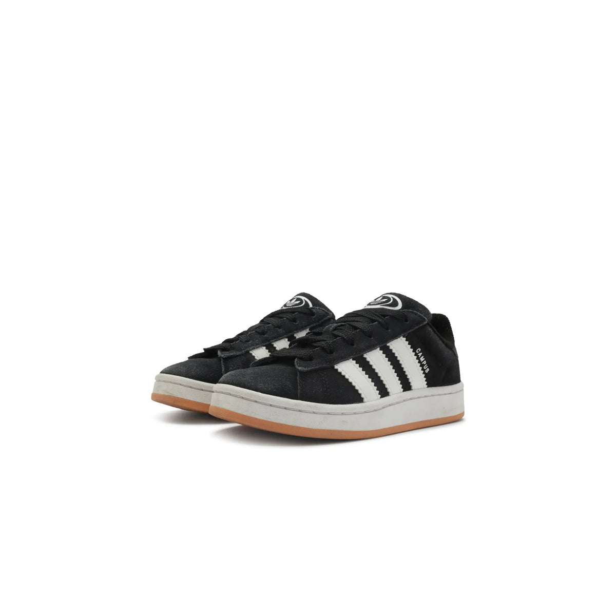 Preloved - Adidas Campus 00s Kids Black White Gum Sneakers