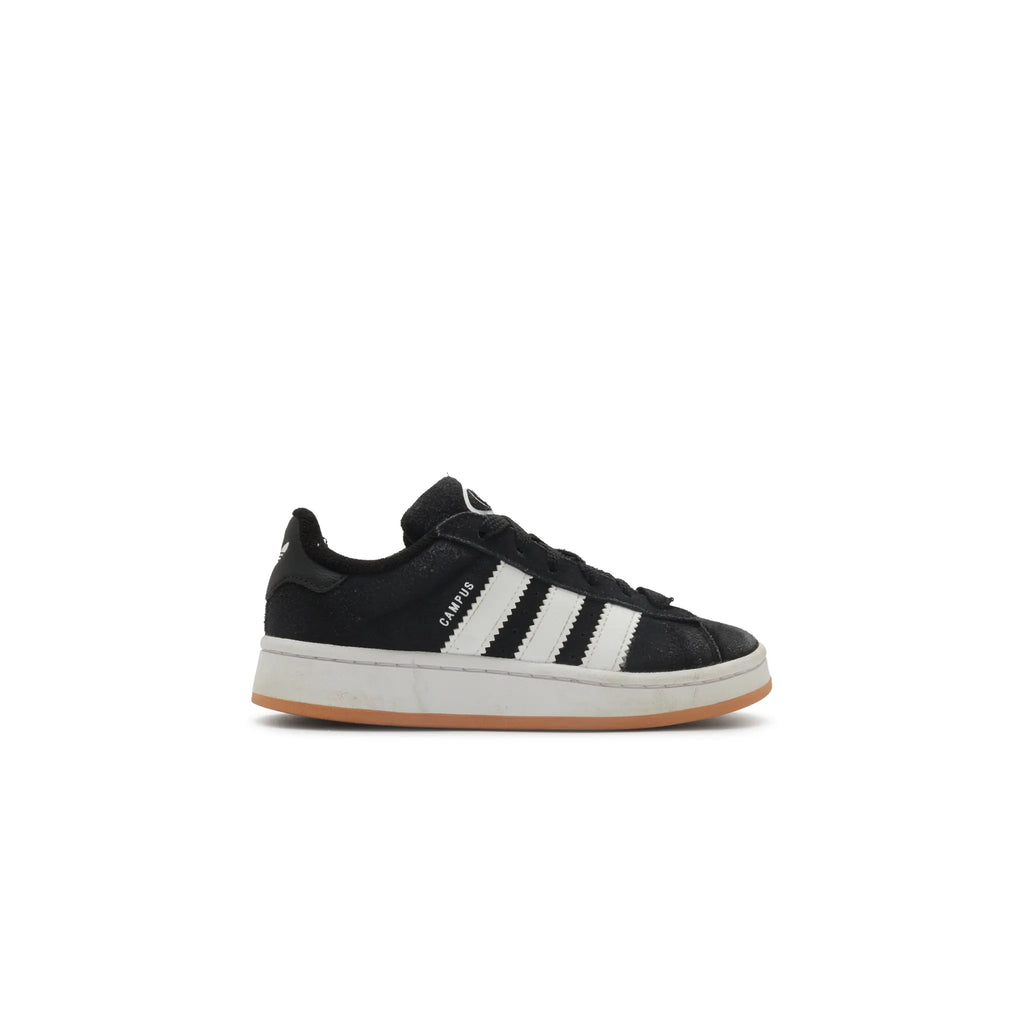 Preloved - Adidas Campus 00s Kids Black White Gum Sneakers