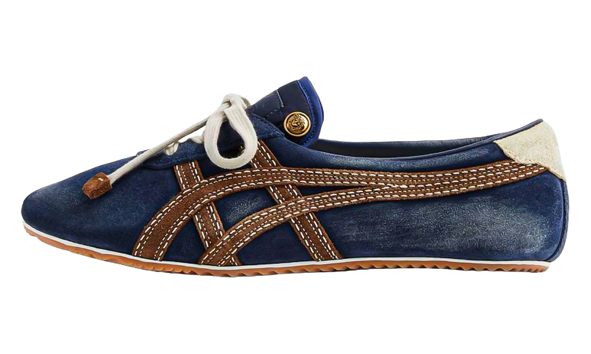 Onitsuka Tiger Tai Chi Sakura Suede Versace Women's Sneakers - Blue