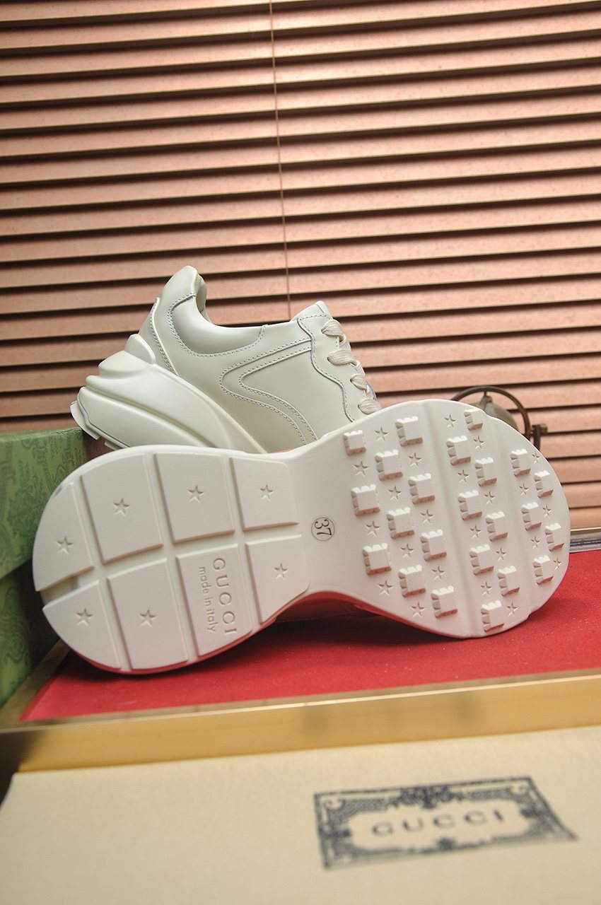 Gucci White Chunky Sneakers — detail