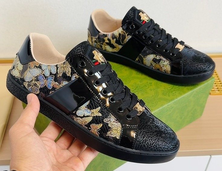 Gucci Floral Panel Sneakers — hero