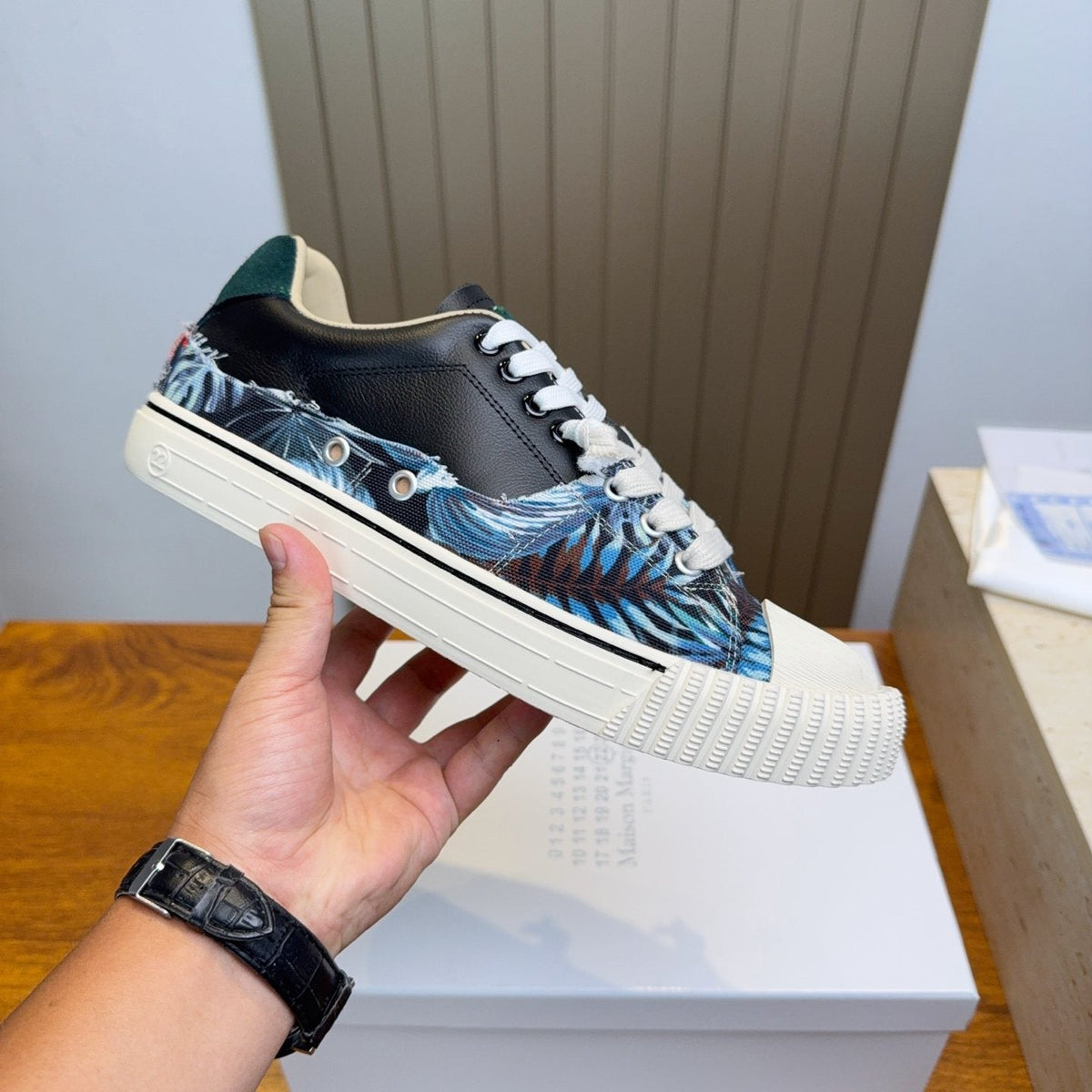 Maison Margiela Floral Panel Sneakers — side