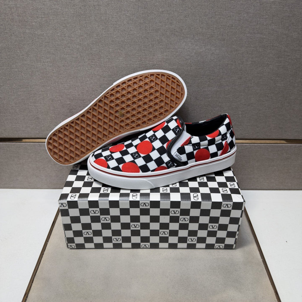 Vans Checkerboard Slip-On Shoes — front
