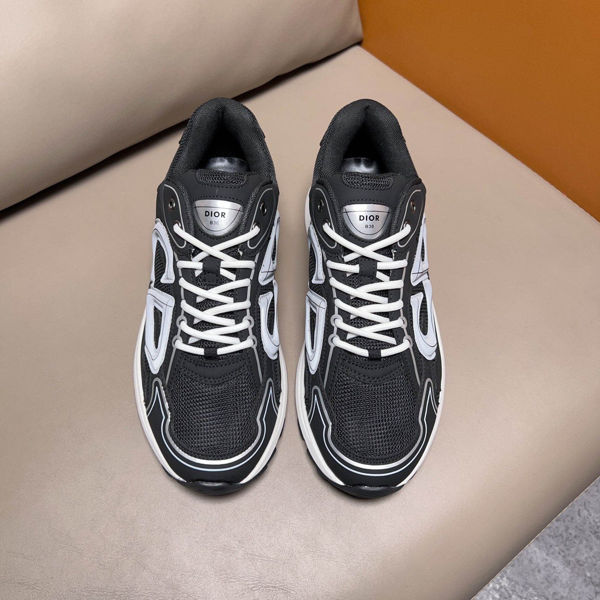 Dior B30 Black and Gray Sneakers — hero