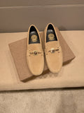 Versace Tan Hardware Loafers — hero