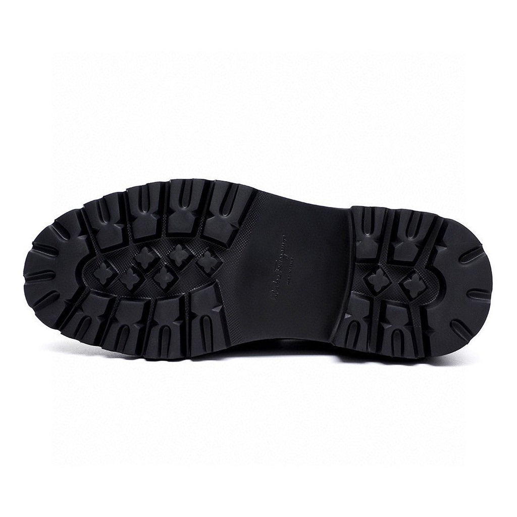 微商相册测试鞋子-Salvatore Ferragamo Black Bit Loafers — detail