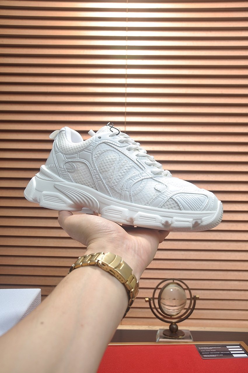 Dior White Couple Sneakers — side