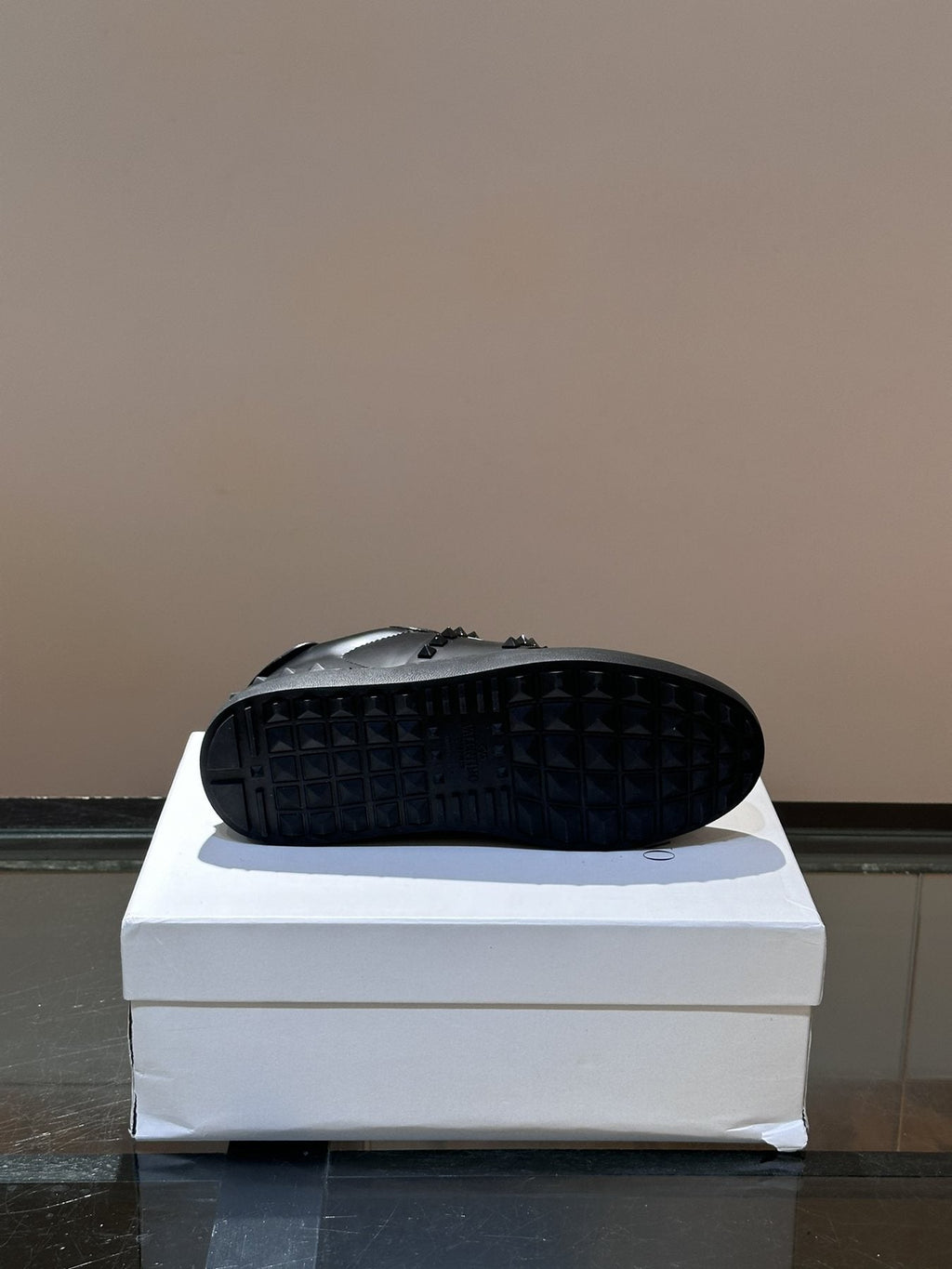 Black Studded Low-Top Sneakers — detail