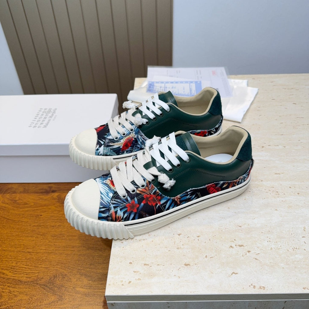 Maison Margiela Floral Panel Low-Top Sneakers — detail