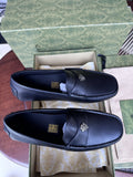 Gucci Black Metal-Bit Driving Loafers — hero
