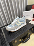 Moncler Light Blue Panel Low-Top Sneakers — hero
