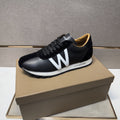 J.M. Weston Black W-Detail Sneakers — hero