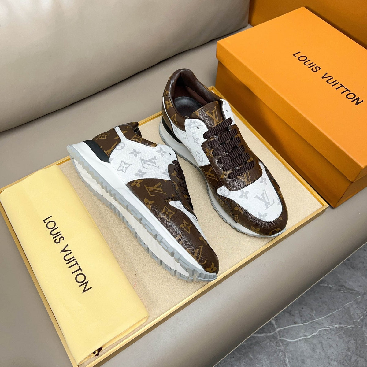 Louis Vuitton Monogram Low-Top Sneakers — model