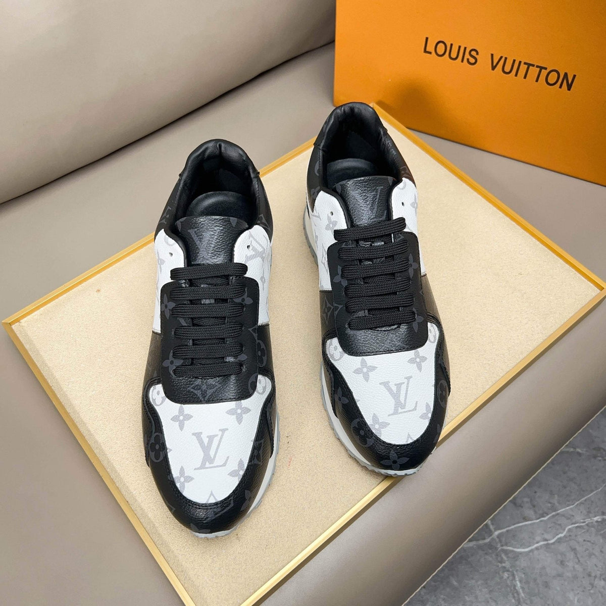 Louis Vuitton Monogram Low-Top Sneakers — front
