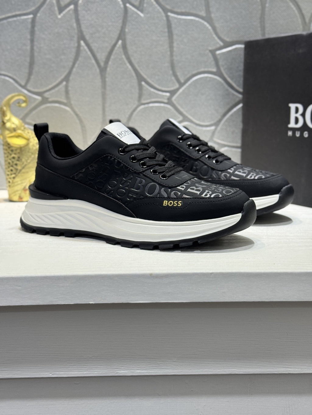 BOSS Low-Top Lace-Up Sneakers — hero