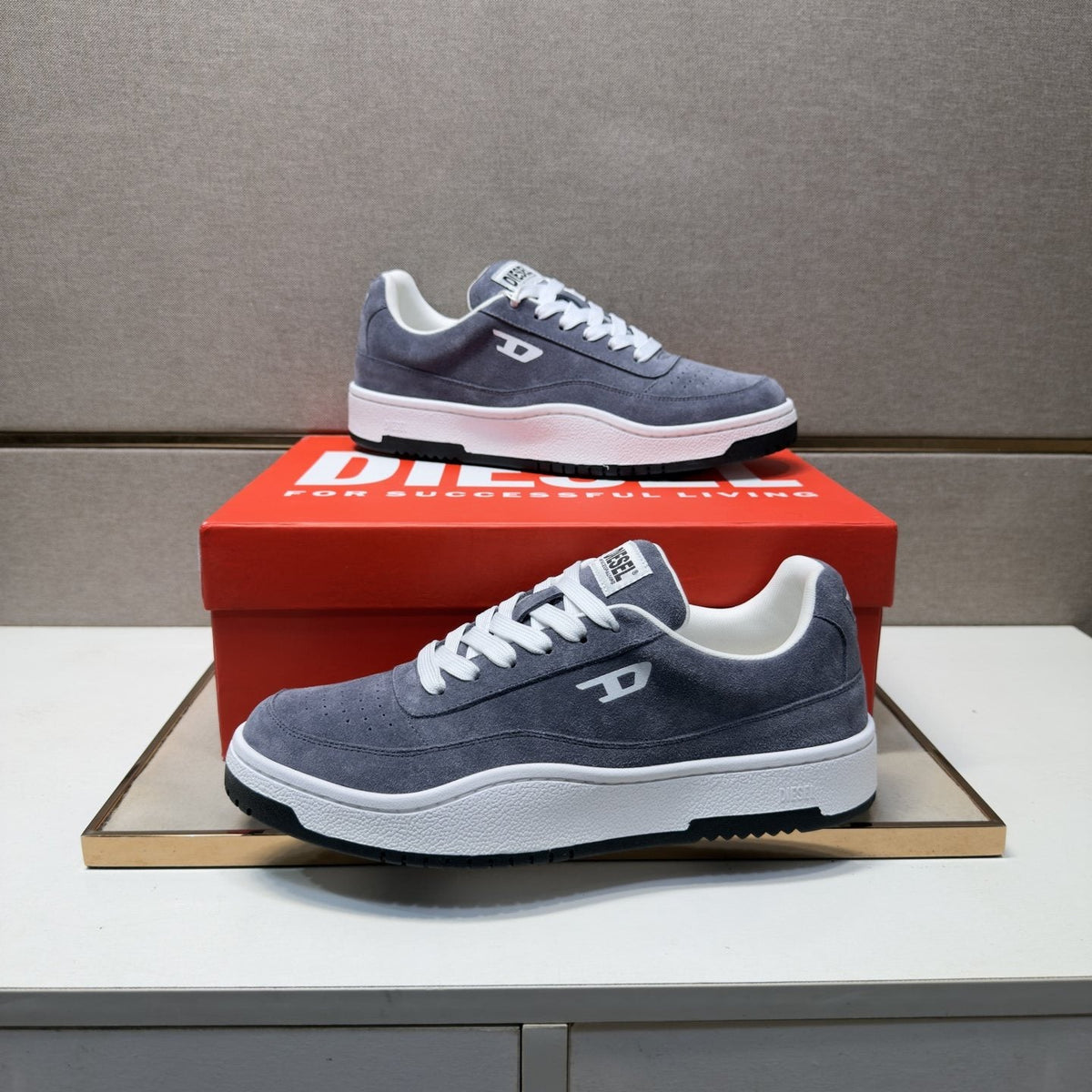 DIESEL Multi-Panel Casual Sneakers — model