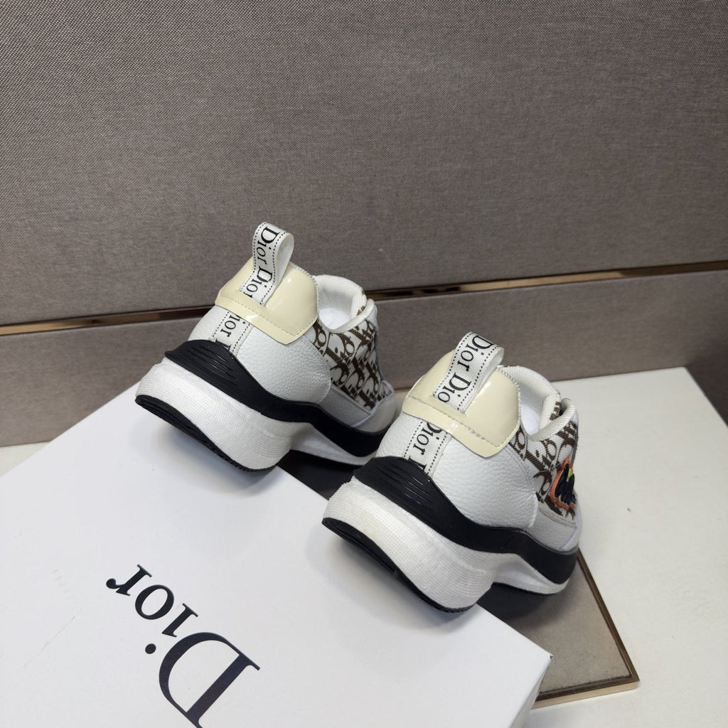 Dior Patterned Low-Top Men's Sneakers — back