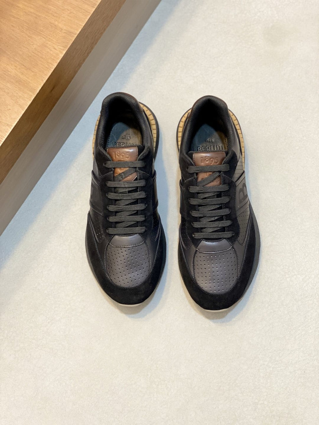 Berluti Sport Track Low-Top Sneakers — front
