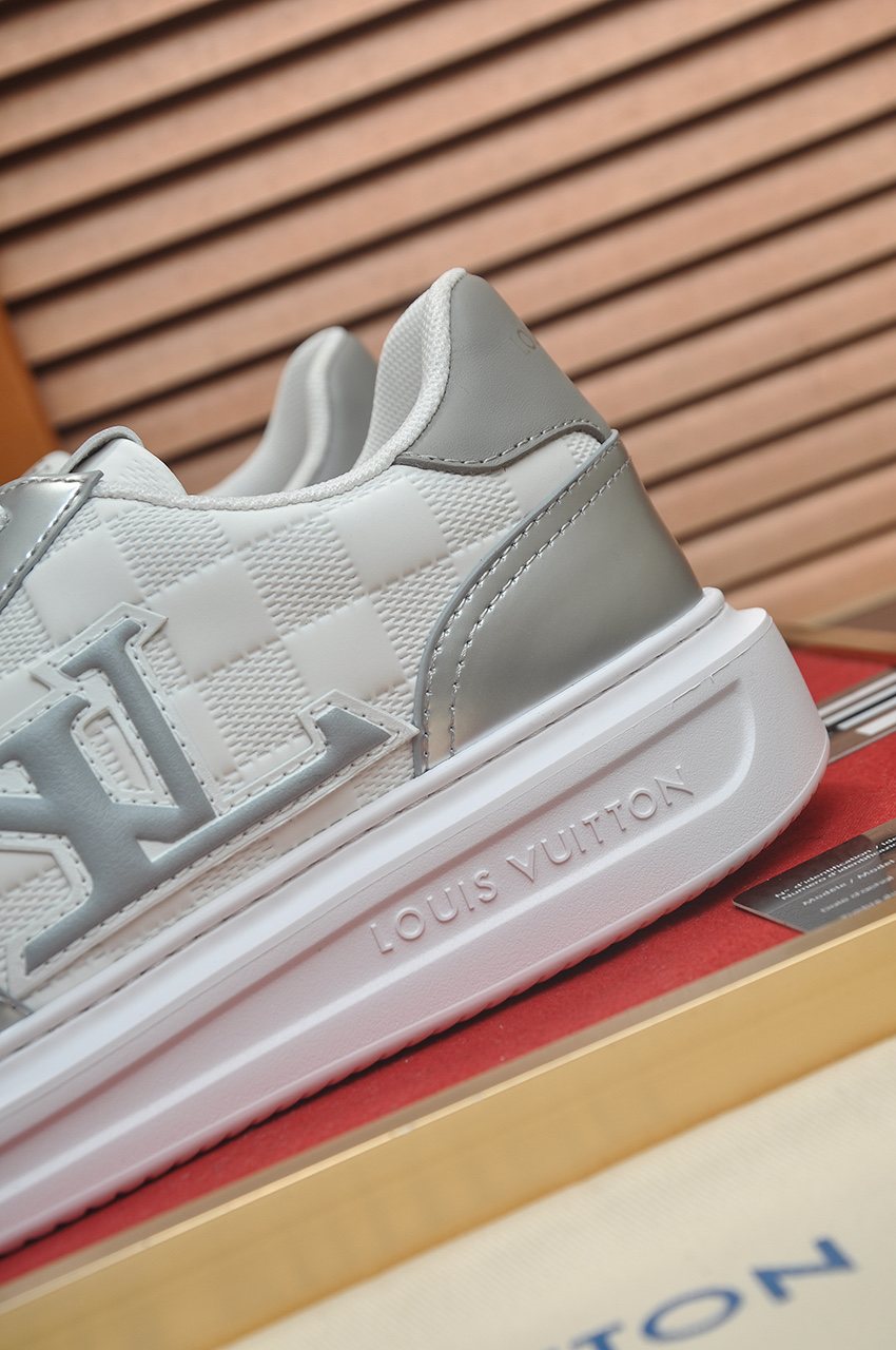 Louis Vuitton Paneled Low-Top Sneakers — detail
