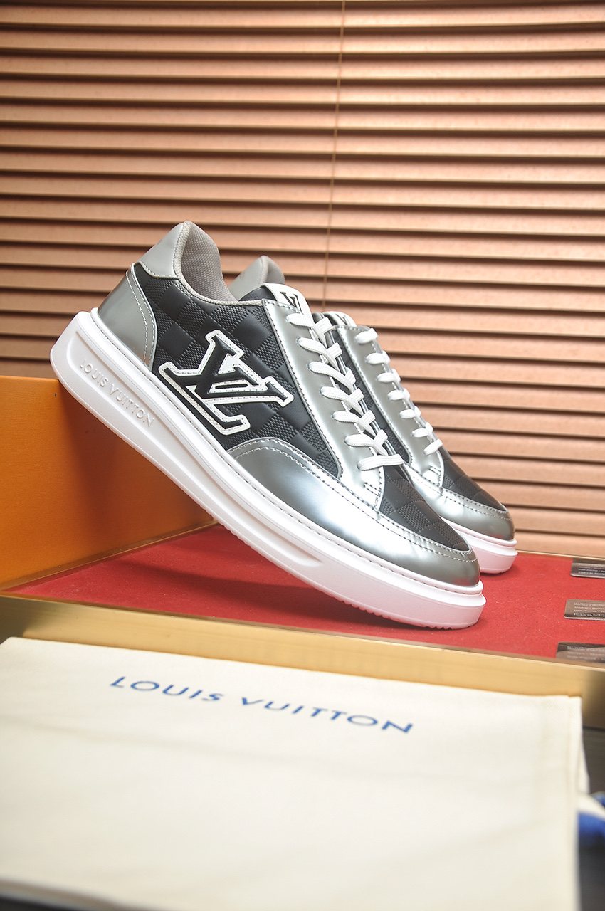 Louis Vuitton Paneled Low-Top Sneakers — hero