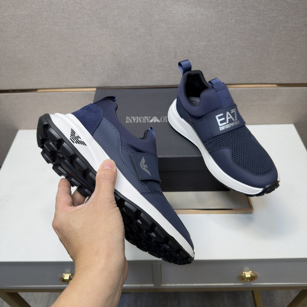 Emporio Armani EA7 Mesh Slip-On Sneakers — side