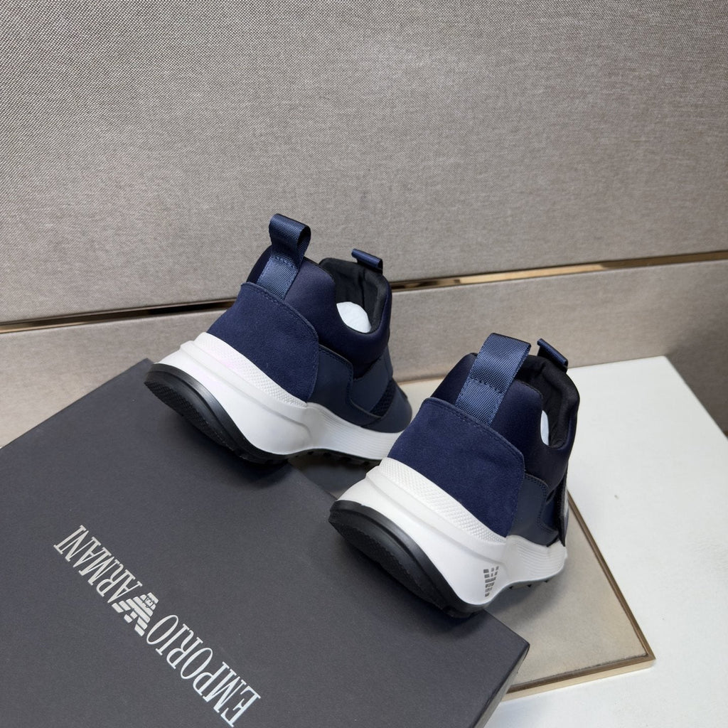 Emporio Armani EA7 Mesh Slip-On Sneakers — back