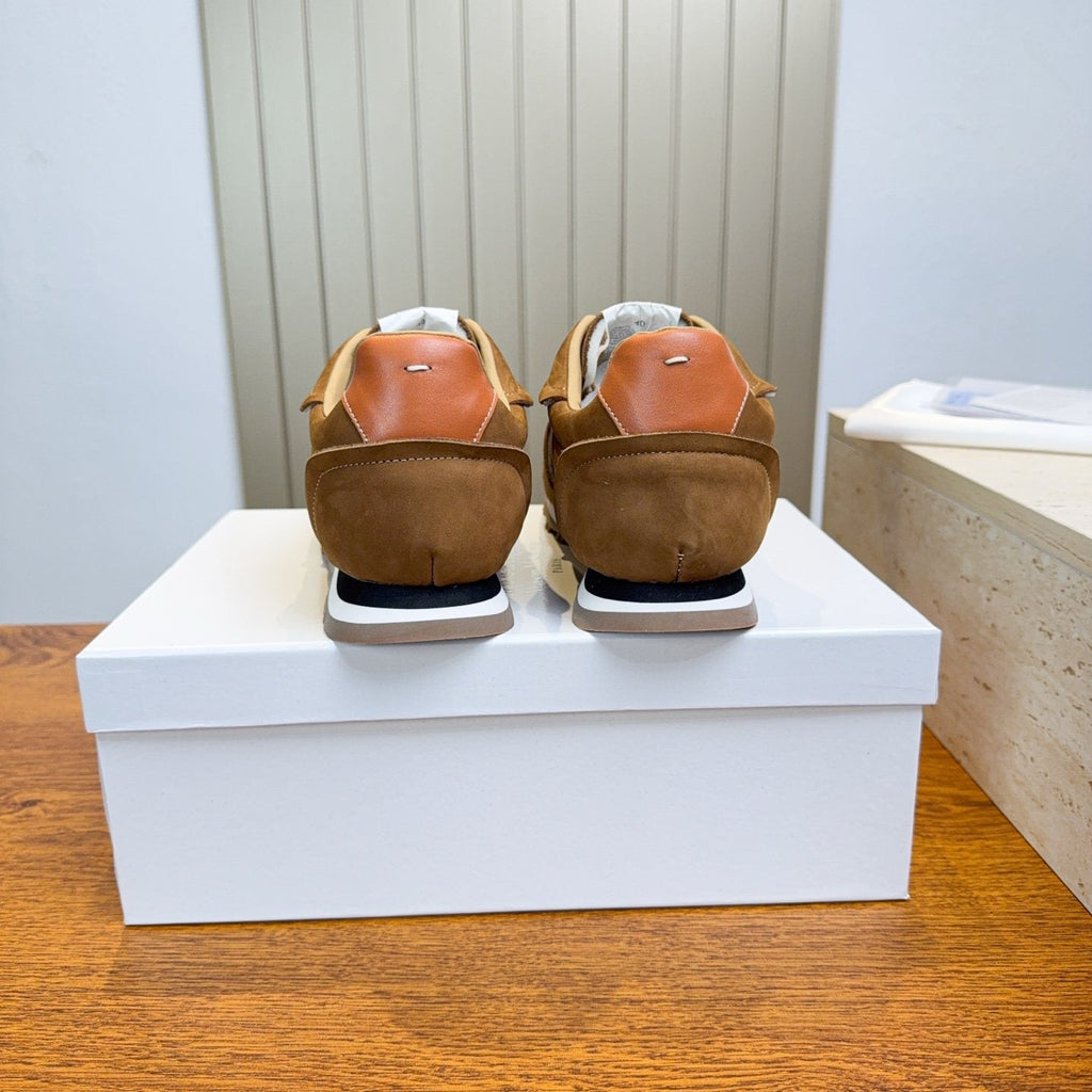 Maison Margiela Black Low-Top Sneakers — back