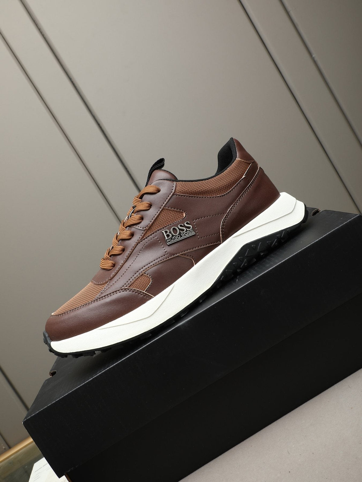 Hugo Boss Paneled Low-Top Sneakers — side