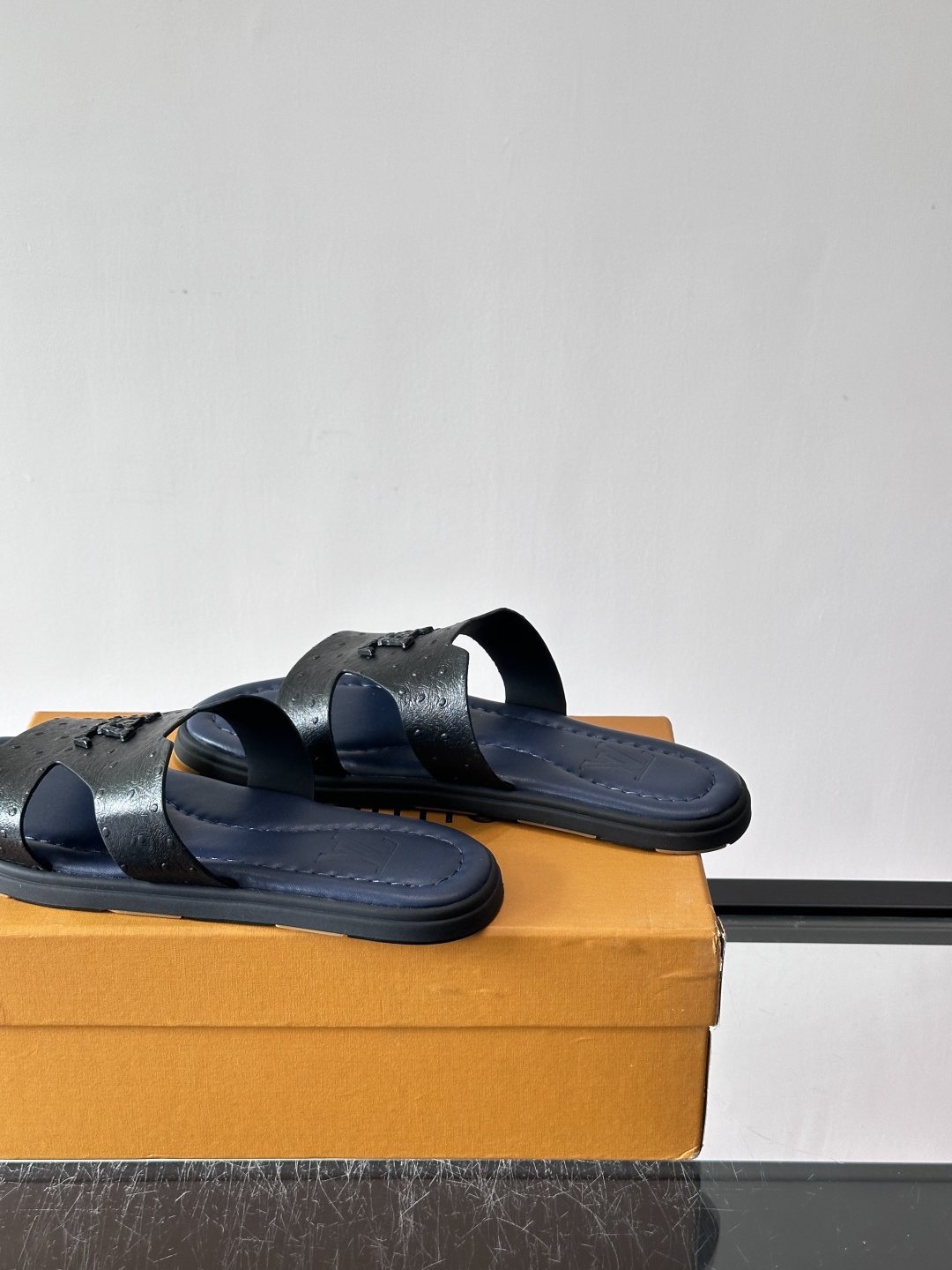 Louis Vuitton Monogram Slide Sandals — side