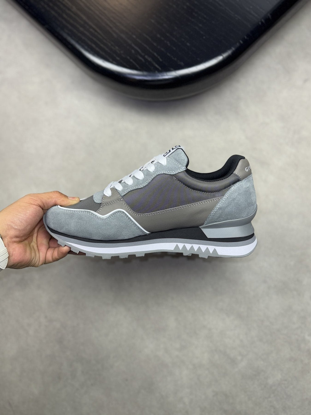 Givenchy Paneled Low-Top Sneakers — side