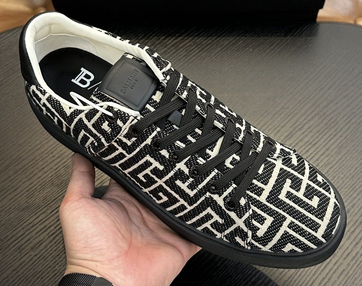 Balmain B-Skate Low-Top Sneakers — hero